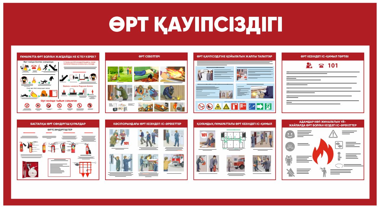 🔥Өрт қауіпсіздігі ережесін сақтайық❗