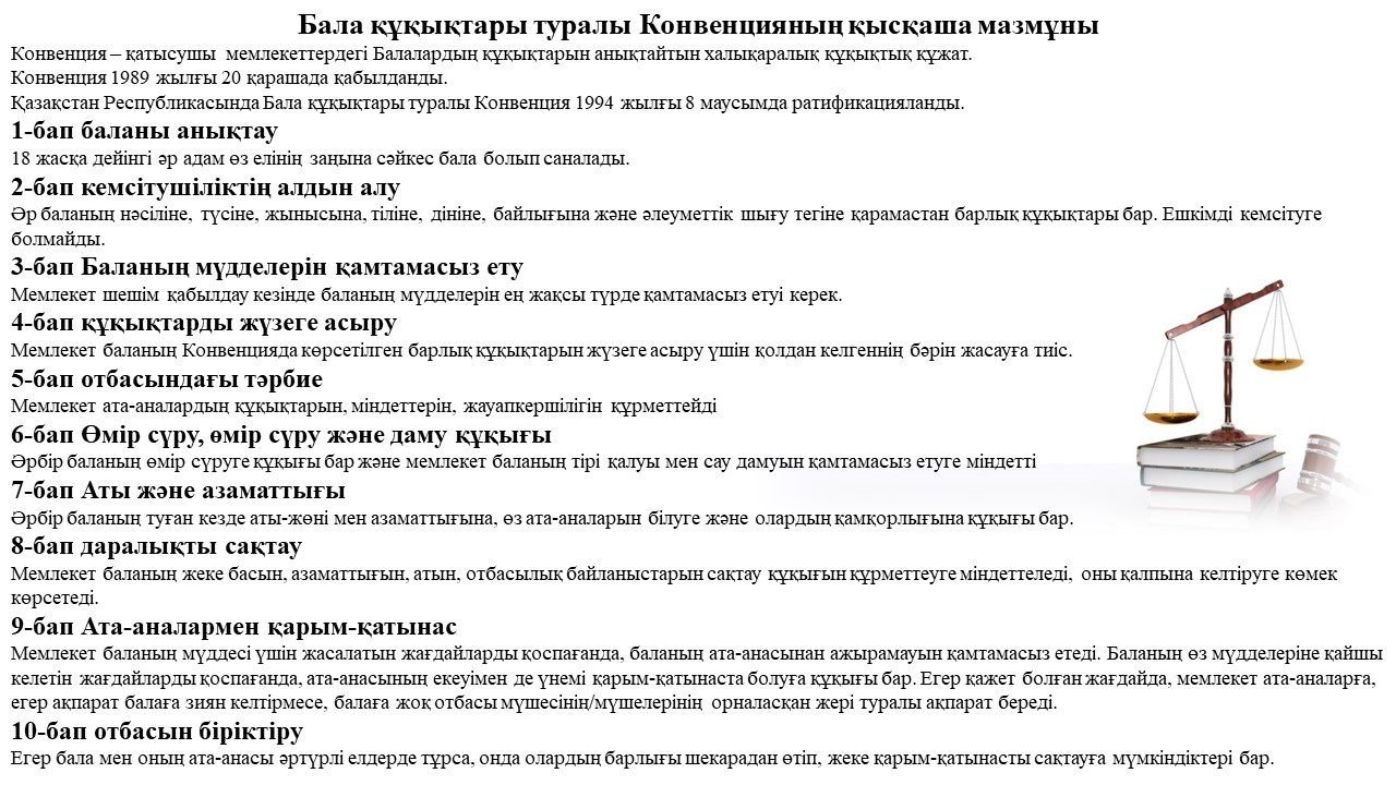 Біріккен Ұлттар Ұйымының Бала құқықтары туралы конвенциясы