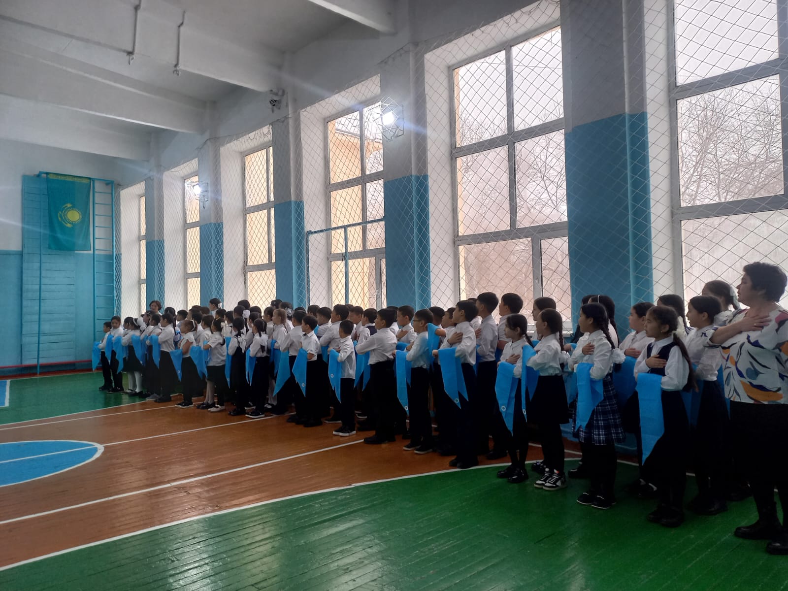 «Жас Қыран» ұйымына қабылдау салтанатты жиыны